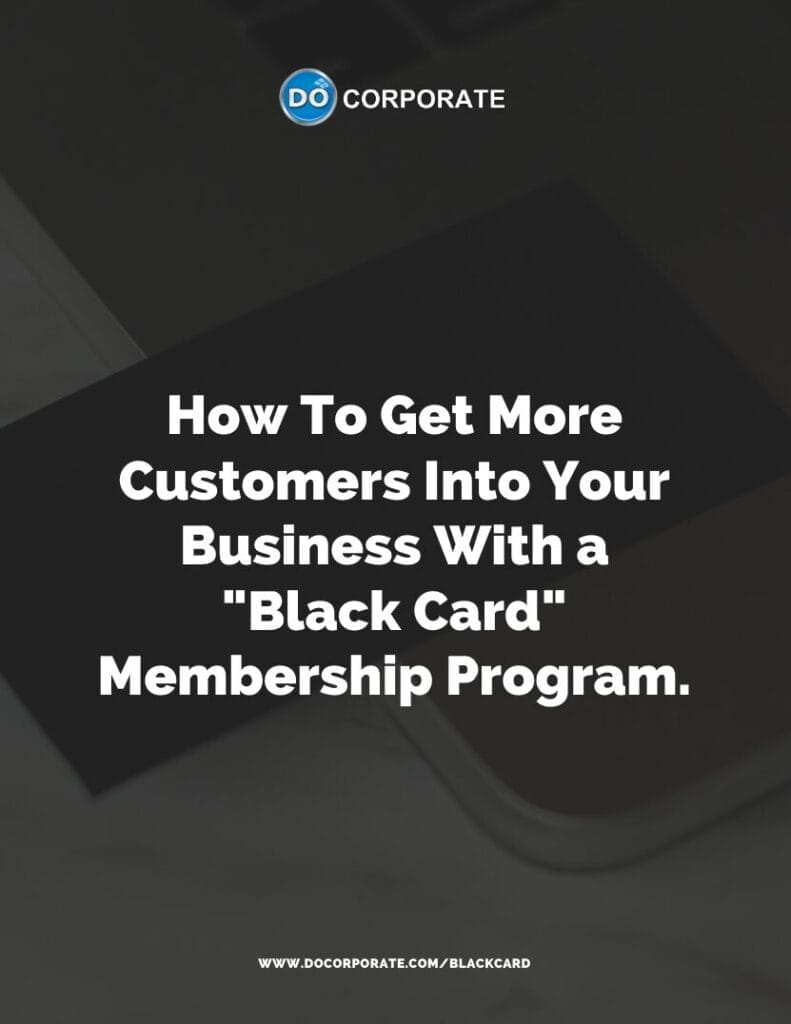 How to Get More Customers With Black Card